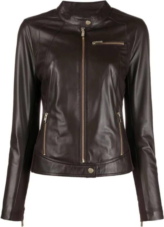 Arma Leather Jackets Bruin Dames