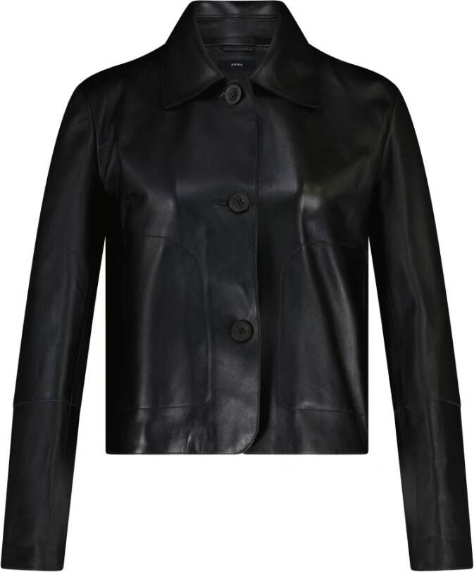 Arma Leather Jackets Black Dames