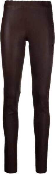 Arma Leather Trousers Bruin Dames
