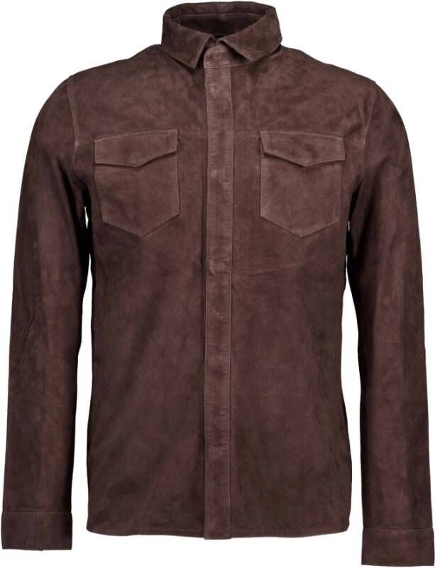 Alter Ego Bruine overshirts voor mannen Brown Heren