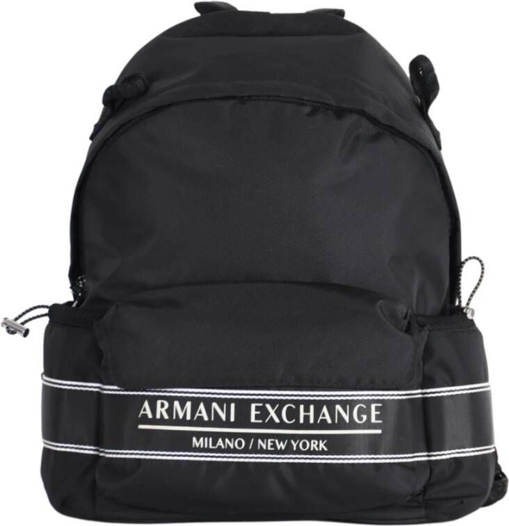 Armani Backpacks Zwart Heren