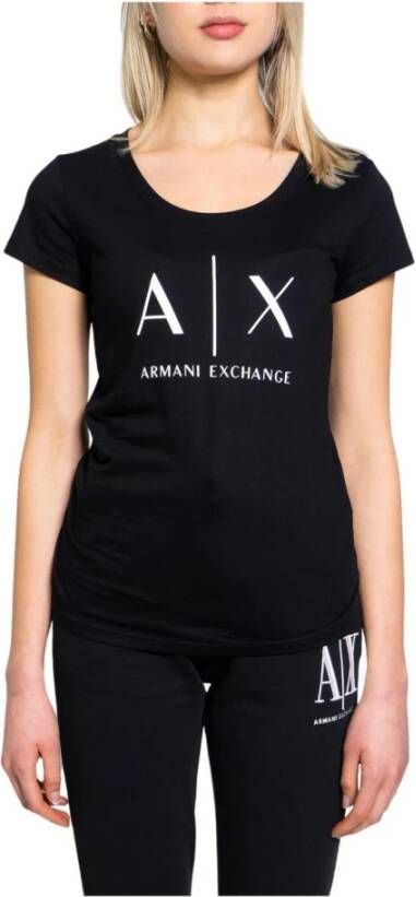 Ar i Exchange Bedrukt T-shirt Black