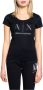 Armani Exchange Casual Dames T-shirt Lente Zomer Collectie Black Dames - Thumbnail 1