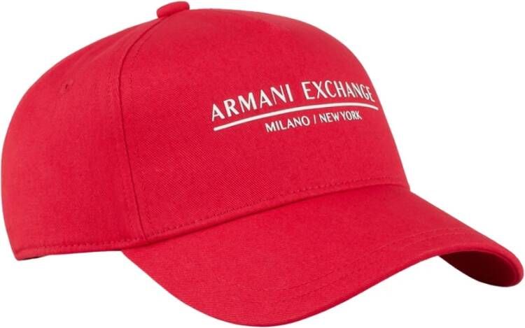 Armani Exchange Caps Rood Heren