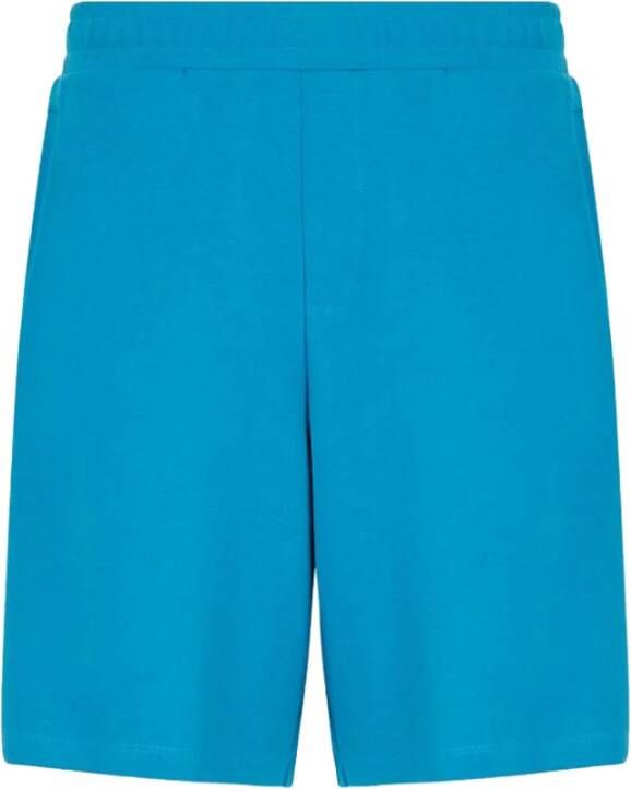 Armani Casual Shorts Blauw Heren