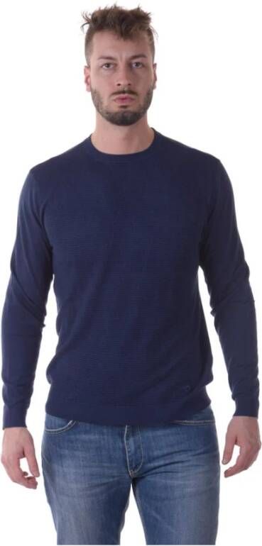 Armani Collezioni 6xcm06cm09z sweatshirt Blauw Heren