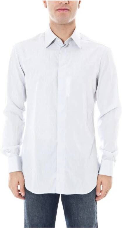 Armani Casual Button-Up Overhemd Gray Heren