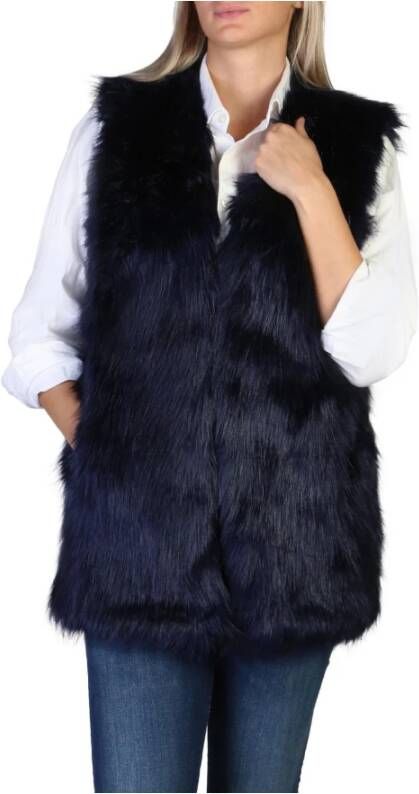 Armani Exchange Stijlvolle Blauwe Jas voor Vrouwen Blue Dames