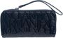 Armani Exchange Zwarte portemonnee met ritssluiting en binnenvakken Black Dames - Thumbnail 1