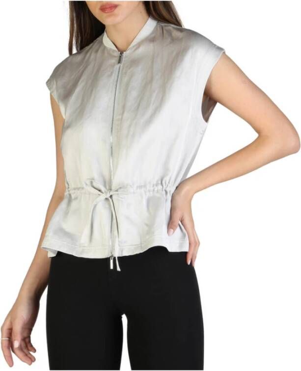 Armani Dames mouwloze top lente zomer collectie Grijs Dames