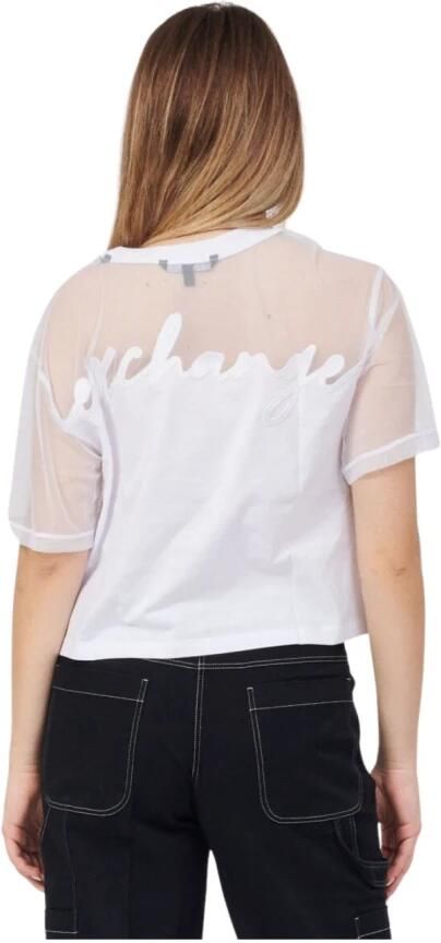 Armani Exchange T-shirt met logostitching - Foto 2