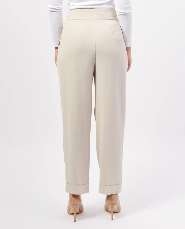 Armani Exchange Elegante Beige Broek Klassieke Stijl Gray Dames - Foto 3