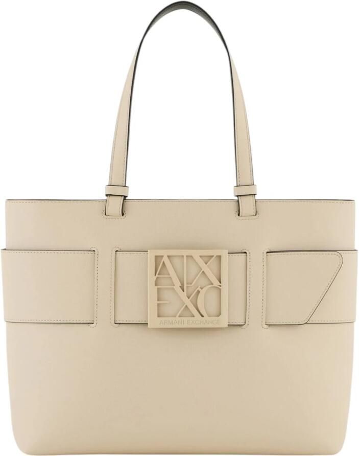Armani Exchange Beige Rits Polyurethaan Tas Beige Dames - Foto 2