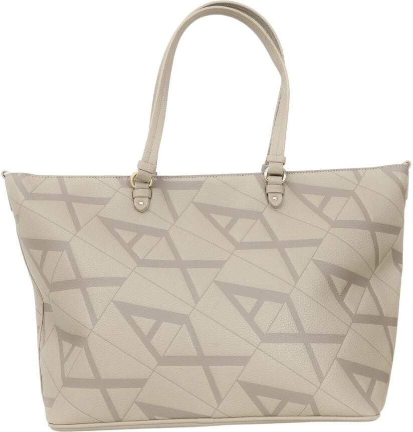 Armani Exchange Moderne Polyurethaan Handtas Dames Collectie Beige Dames