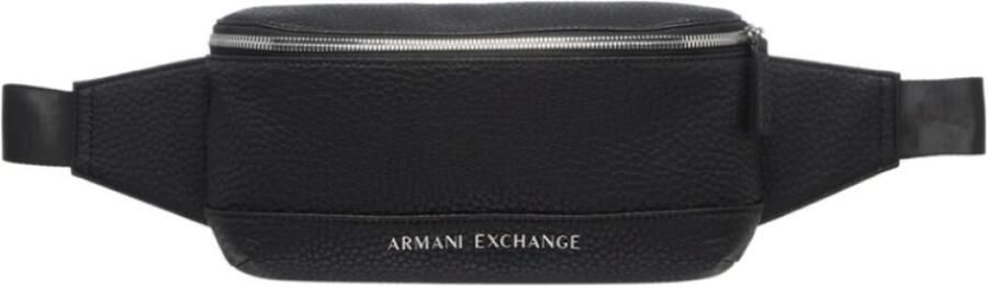 Armani Exchange Zwarte tassen met ritssluiting Black Heren