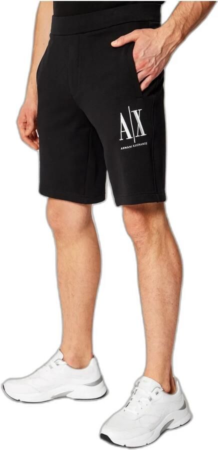 Armani Exchange Heren Bermuda Shorts Lente Zomer Collectie Black Heren - Foto 10
