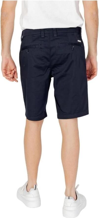EAX Korte Broek Stretch Chino Shorts voor heren marineblauw - Foto 3