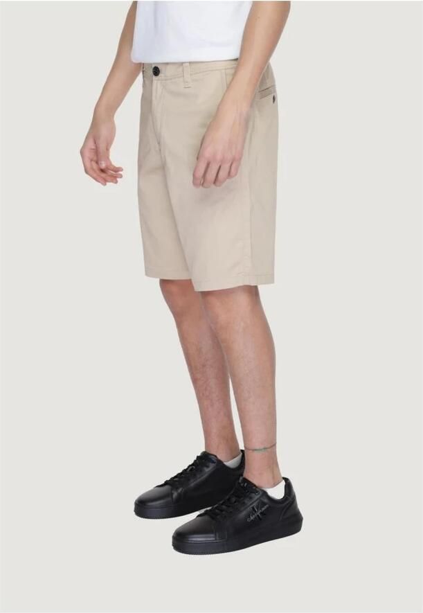 Armani Exchange Bermuda`s van katoenmix Beige Heren