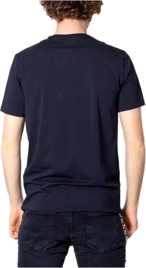 Armani Exchange T-shirt voor heren van katoen-polyestermix Blue Heren - Foto 3