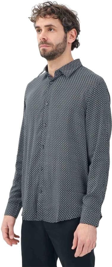 Armani Exchange Regular fit vrijetijdsoverhemd van viscose met knoopsluiting - Foto 4