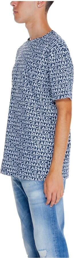 Armani Exchange Heren T-shirt Polo Herfst Winter Collectie Blue Heren - Foto 2