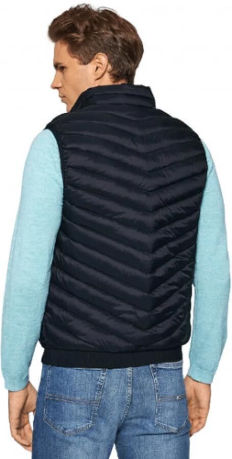 Armani Exchange Blauwe Mouwloze Gilet met Zakken Blue Heren - Foto 8