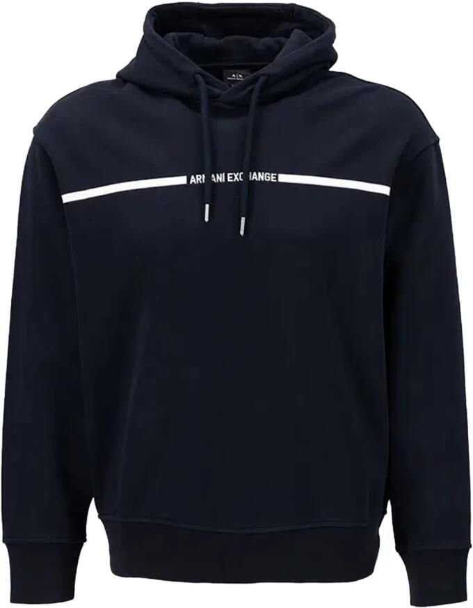 Armani Exchange Blauwe Tape Logo Sweater Blue Heren - Foto 2