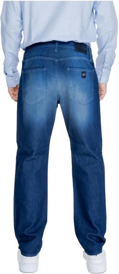 Armani Exchange Blauwe Rits Knoop Broek Herfst Winter Mannen Blue Heren - Foto 5