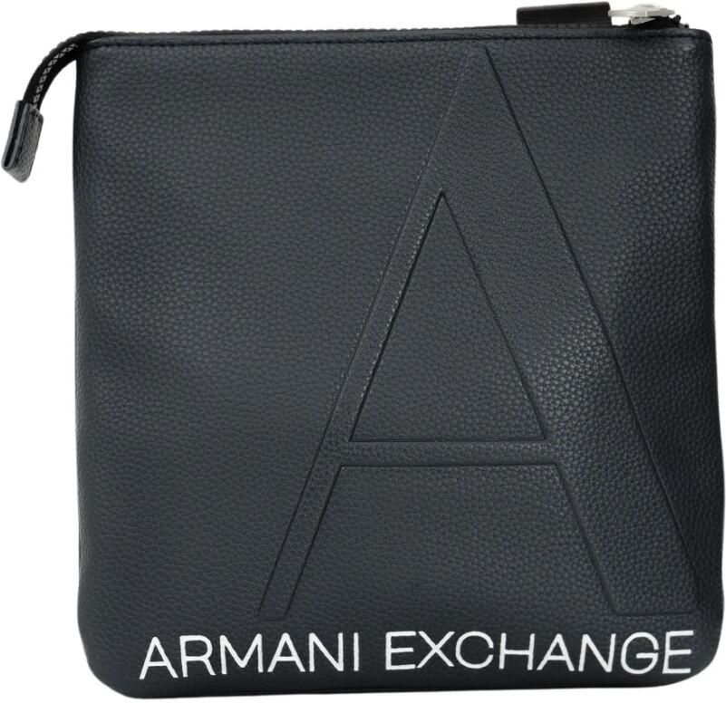 Armani Exchange Blauwe Schoudertas Klassiek Ontwerp Blue Heren - Foto 4