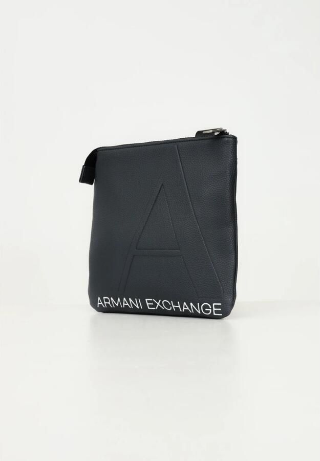 Armani Exchange Blauwe Schoudertas Klassiek Ontwerp Blue Heren - Foto 3