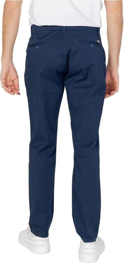 Armani Exchange Blauwe Katoen Elastaan Broek Ss24 Blue Heren - Foto 5