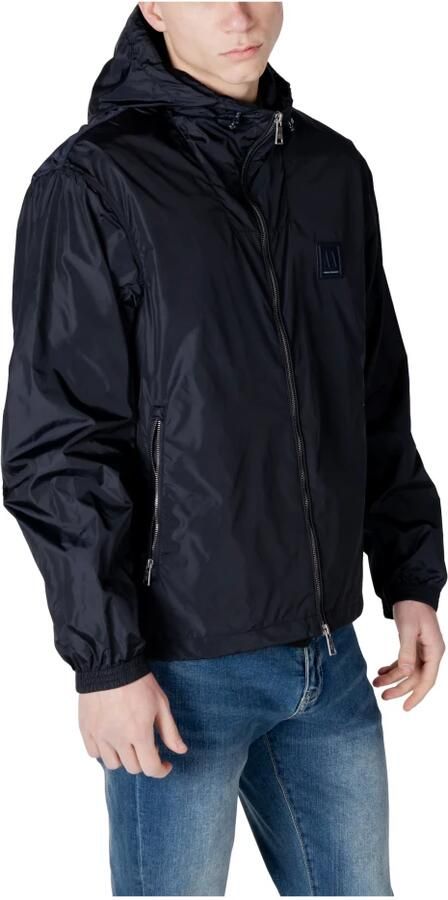 Armani Exchange Blauwe lente capuchonjas Blue Heren - Foto 4