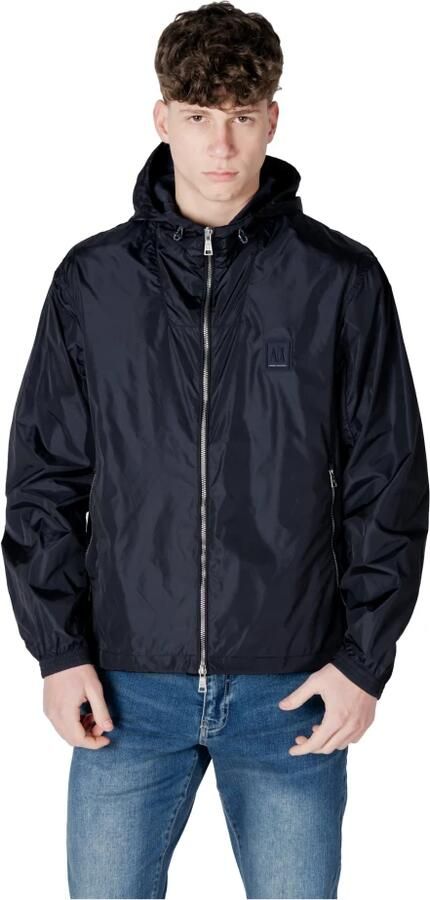 Armani Exchange Blauwe lente capuchonjas Blue Heren - Foto 5