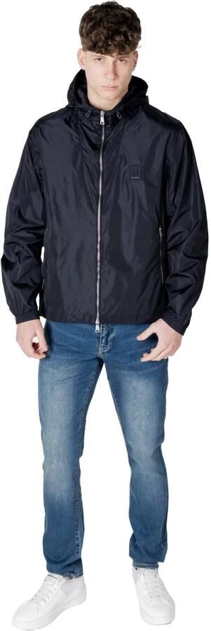 Armani Exchange Blauwe lente capuchonjas Blue Heren - Foto 6