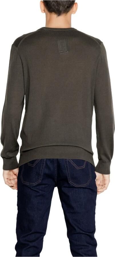 Armani Exchange Groene Crewneck Sweater Lichtgewicht Gebreid Green Heren - Foto 2