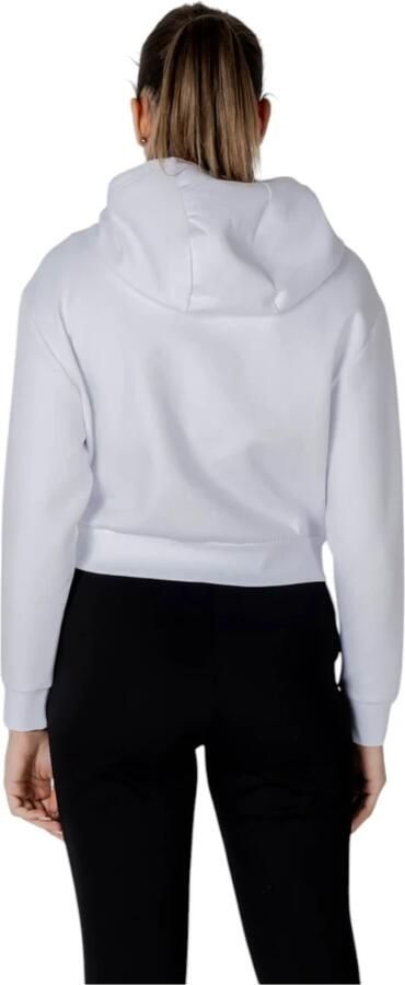 EAX Overhemd Sweatshirt met capuchon met rits met lange mouwen en ronde hals - Foto 4