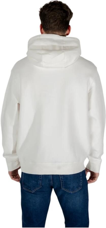 Armani Exchange Logo Print Crewneck Sweatshirt Mannen Lente Zomer Beige Heren - Foto 3