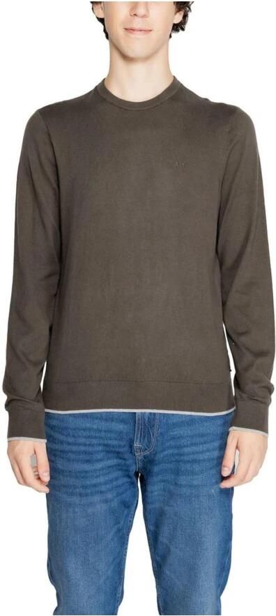 Armani Exchange Groene Trui Ronde Hals Elegant Comfort Green Heren - Foto 2