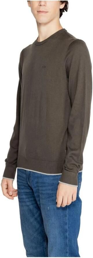 Armani Exchange Groene Trui Ronde Hals Elegant Comfort Green Heren - Foto 5