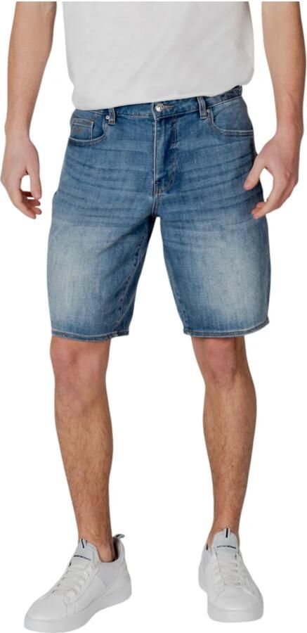 Armani Exchange Casual Bermuda Shorts Collectie voor Mannen Blue Heren - Foto 11