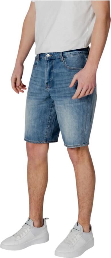 Armani Exchange Casual Bermuda Shorts Collectie voor Mannen Blue Heren - Foto 4