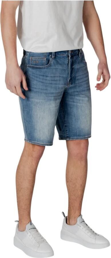Armani Exchange Casual Bermuda Shorts Collectie voor Mannen Blue Heren - Foto 5