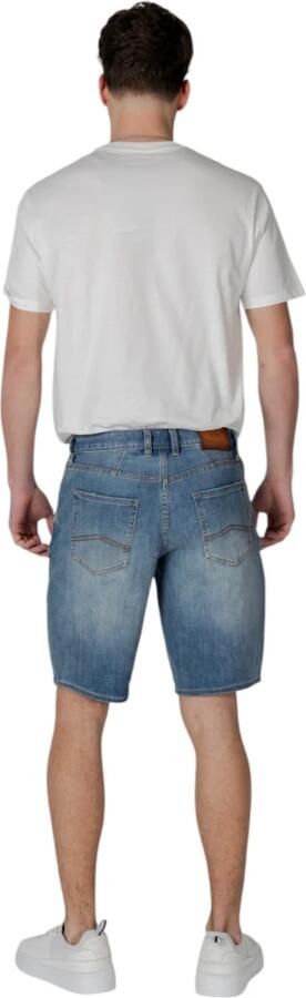 Armani Exchange Casual Bermuda Shorts Collectie voor Mannen Blue Heren - Foto 9