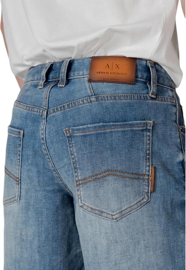 Armani Exchange Casual Bermuda Shorts Collectie voor Mannen Blue Heren - Foto 3