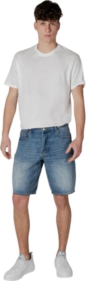 Armani Exchange Casual Bermuda Shorts Collectie voor Mannen Blue Heren - Foto 10