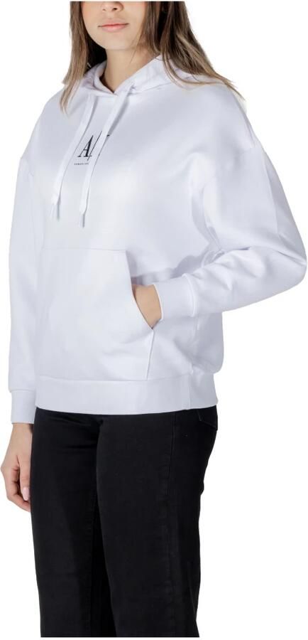 Armani Exchange Casual Capsulate Sweatshirt voor vrouwen White Dames