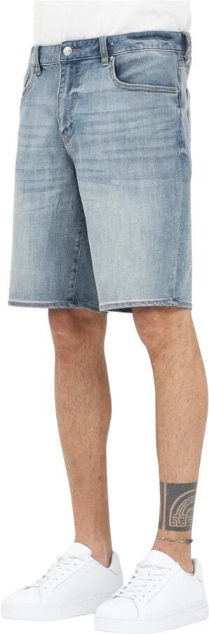 Armani Exchange Casual Bermuda Shorts Collectie voor Mannen Blue Heren - Foto 8