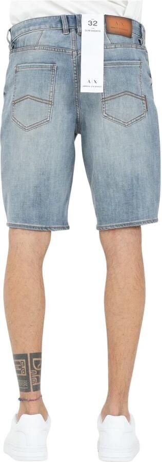 Armani Exchange Casual Bermuda Shorts Collectie voor Mannen Blue Heren - Foto 7
