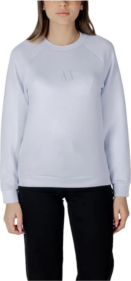 Armani Exchange Casual sweatshirt met lange mouwen White Dames - Foto 3