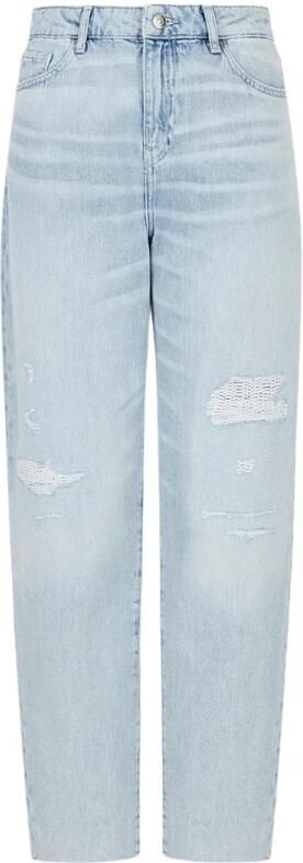 Armani Exchange Straight fit jeans in destroyed-look - Foto 3